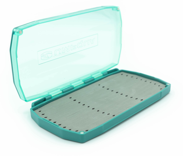 UPG LT Baitfish Foam Fly Box Aqua Open